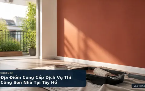 Địa Điểm Cung Cấp Dịch Vụ Thi Công Sơn Nhà Tại Tây Hồ