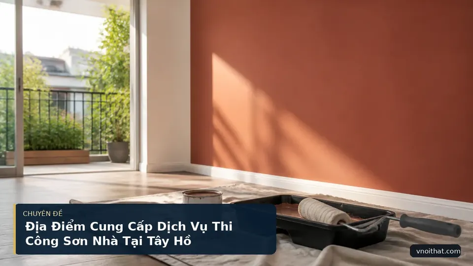 Địa Điểm Cung Cấp Dịch Vụ Thi Công Sơn Nhà Tại Tây Hồ
