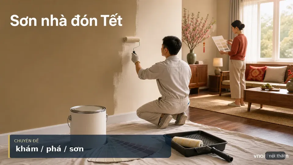 Khám Phá Dịch Vụ Sơn Nội Thất Đón Tết Ất Tỵ 2025 – Cải Tạo Không Gian Sống Của Bạn Cho Năm Mới