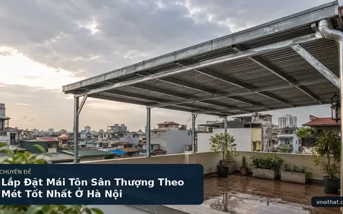 Lắp Đặt Mái Tôn Sân Thượng Theo Mét Tốt Nhất Ở Hà Nội