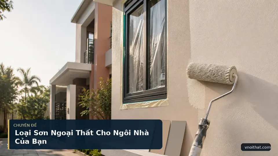 Loại Sơn Ngoại Thất Cho Ngôi Nhà Của Bạn