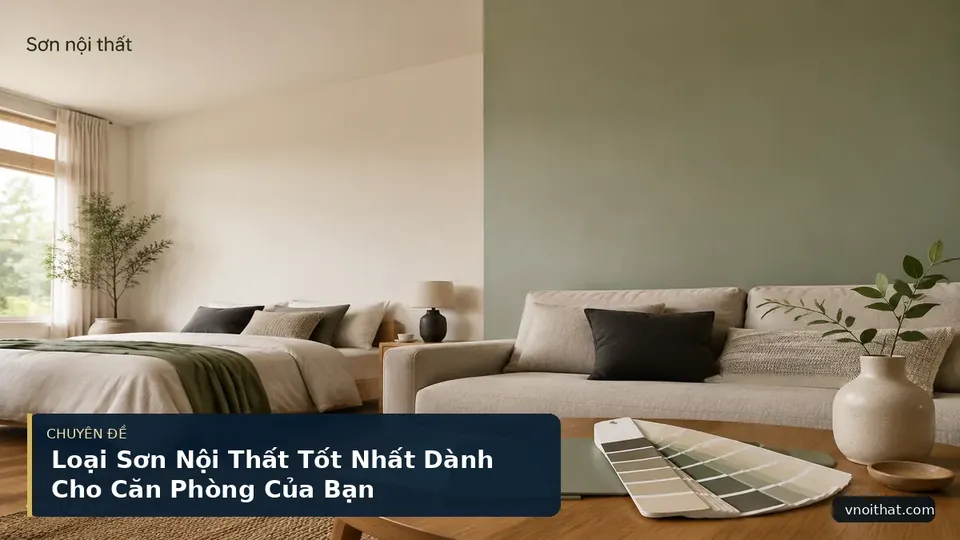 Loại Sơn Nội Thất Tốt Nhất Dành Cho Căn Phòng Của Bạn