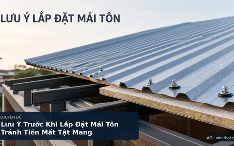 Lưu Ý Trước Khi Lắp Đặt Mái Tôn Tránh Tiền Mất Tật Mang