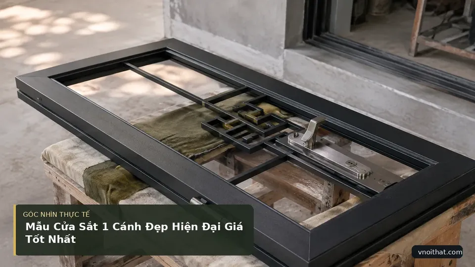 Chi tiết minh họa nội thất trong bài Mẫu Cửa Sắt 1 Cánh Đẹp Hiện Đại Giá Tốt Nhất
