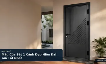 Mẫu Cửa Sắt 1 Cánh Đẹp Hiện Đại Giá Tốt Nhất