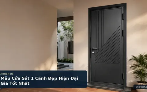 Mẫu Cửa Sắt 1 Cánh Đẹp Hiện Đại Giá Tốt Nhất