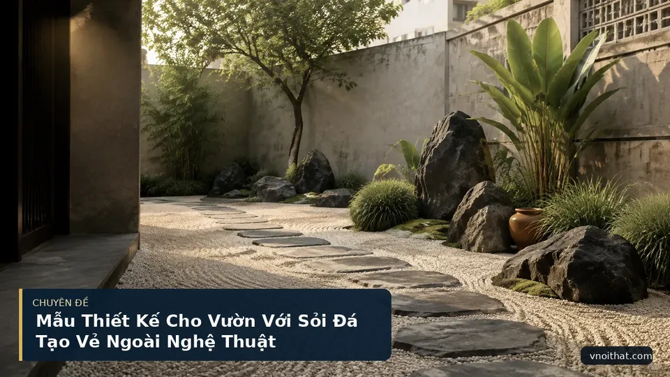 Mẫu Thiết Kế Cho Vườn Với Sỏi Đá Tạo Vẻ Ngoài Nghệ Thuật