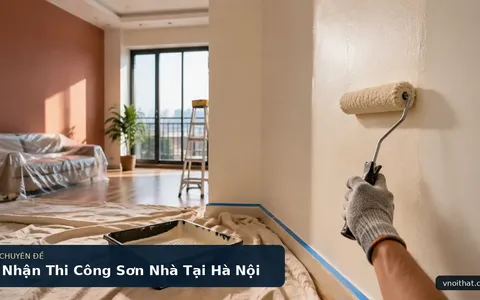 Nhận Thi Công Sơn Nhà Tại Hà Nội