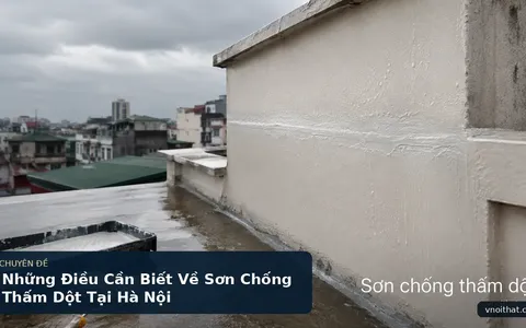 Những Điều Cần Biết Về Sơn Chống Thấm Dột Tại Hà Nội