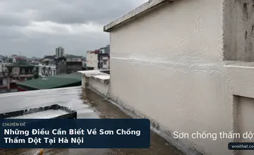 Những Điều Cần Biết Về Sơn Chống Thấm Dột Tại Hà Nội