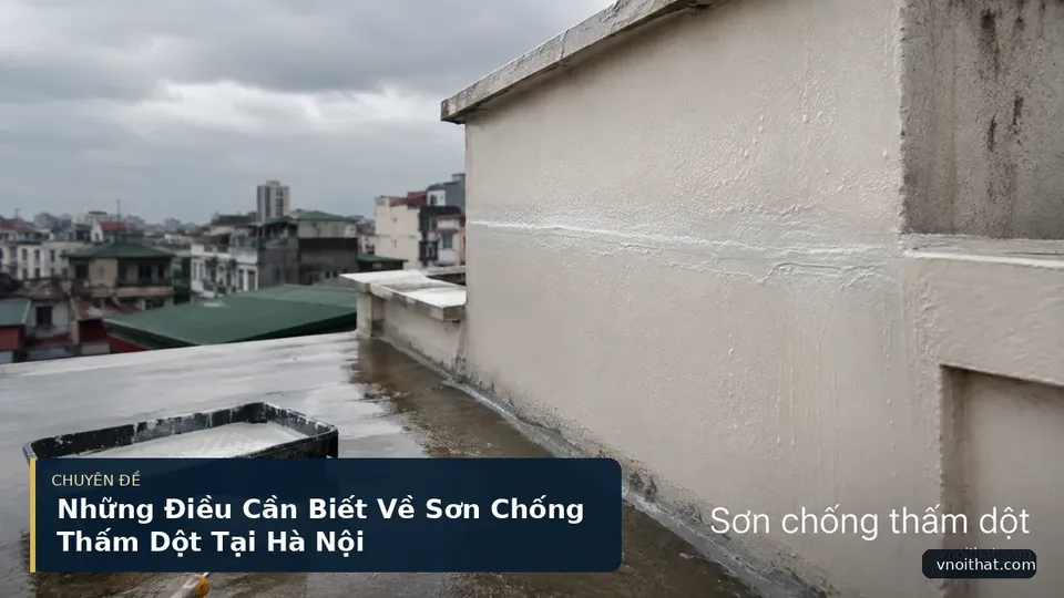 Những Điều Cần Biết Về Sơn Chống Thấm Dột Tại Hà Nội