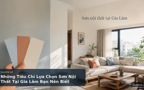 Những Tiêu Chí Lựa Chọn Sơn Nội Thất Tại Gia Lâm Bạn Nên Biết