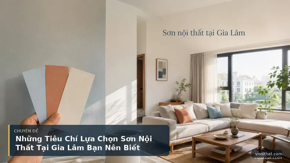 Những Tiêu Chí Lựa Chọn Sơn Nội Thất Tại Gia Lâm Bạn Nên Biết