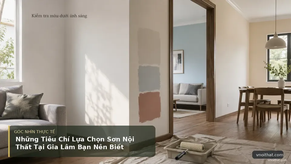 Chi tiết minh họa nội thất trong bài Những Tiêu Chí Lựa Chọn Sơn Nội Thất Tại Gia Lâm Bạn Nên Biết