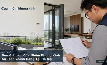 Đơn Giá Làm Cửa Nhôm Khung Kính An Toàn Chính Hãng Tại Hà Nội