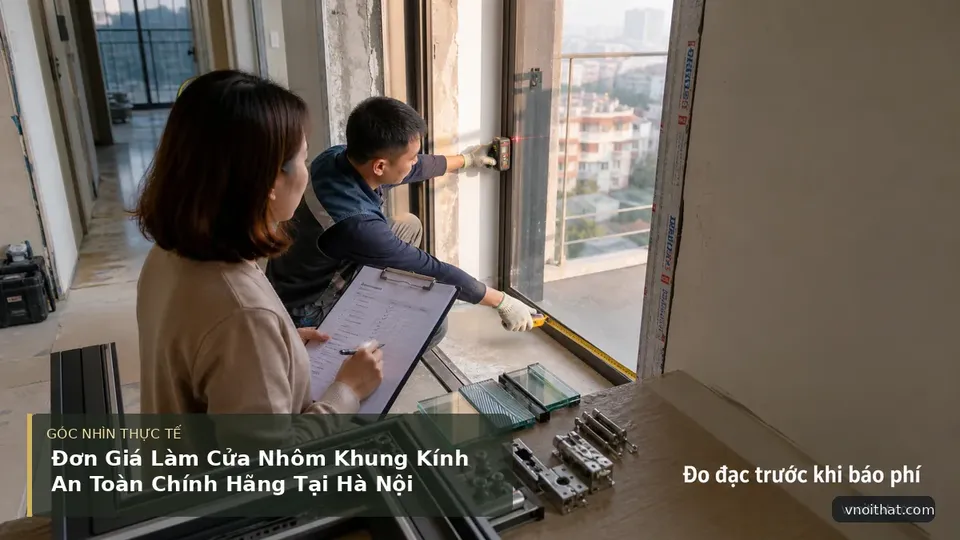 Đơn Giá Làm Cửa Nhôm Khung Kính An Toàn Chính Hãng Tại Hà Nội — hình minh họa nội thất
