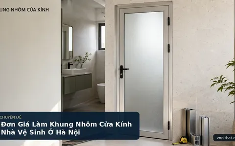 Đơn Giá Làm Khung Nhôm Cửa Kính Nhà Vệ Sinh Ở Hà Nội