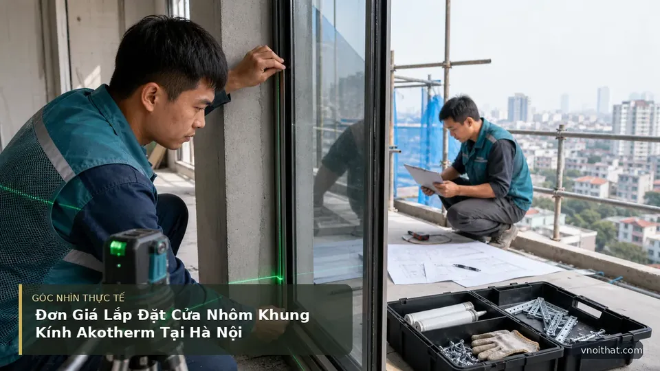 Đơn Giá Lắp Đặt Cửa Nhôm Khung Kính Akotherm Tại Hà Nội — hình minh họa nội thất