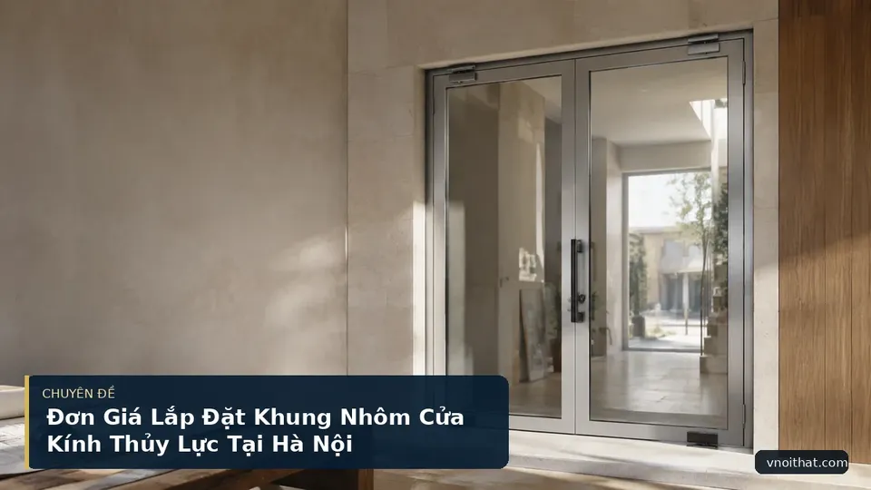 Đơn Giá Lắp Đặt Khung Nhôm Cửa Kính Thủy Lực Tại Hà Nội