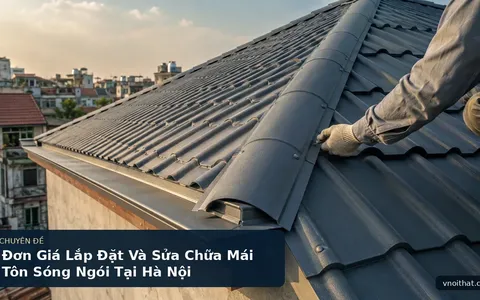 Đơn Giá Lắp Đặt Và Sửa Chữa Mái Tôn Sóng Ngói Tại Hà Nội