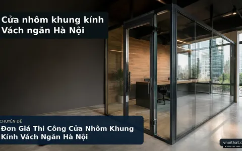 Đơn Giá Thi Công Cửa Nhôm Khung Kính Vách Ngăn Hà Nội