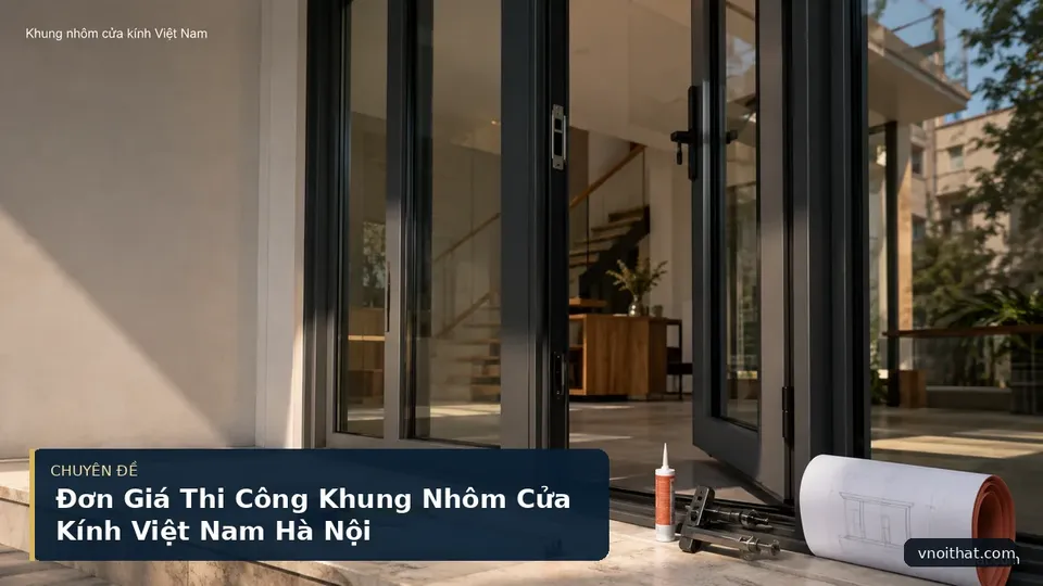 Đơn Giá Thi Công Khung Nhôm Cửa Kính Việt Nam Hà Nội