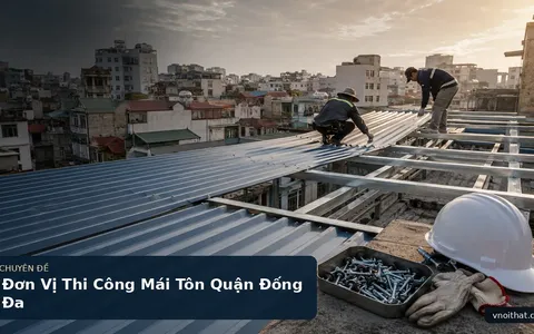 Đơn Vị Thi Công Mái Tôn Quận Đống Đa