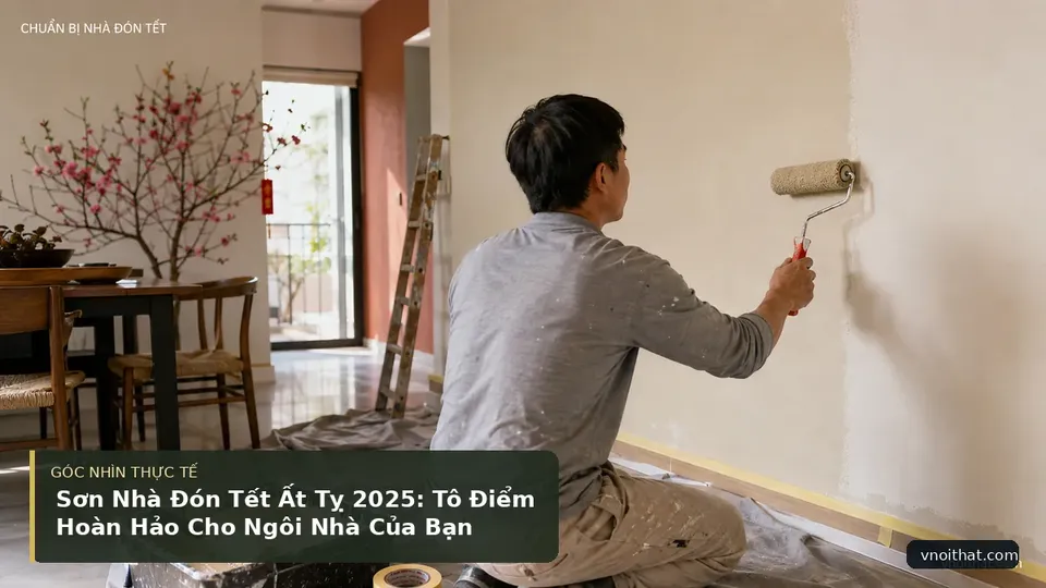 Chi tiết minh họa nội thất trong bài Sơn Nhà Đón Tết Ất Tỵ 2025: Tô Điểm Hoàn Hảo Cho Ngôi Nhà Của Bạn