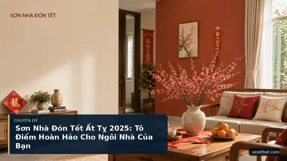 Sơn Nhà Đón Tết Ất Tỵ 2025: Tô Điểm Hoàn Hảo Cho Ngôi Nhà Của Bạn