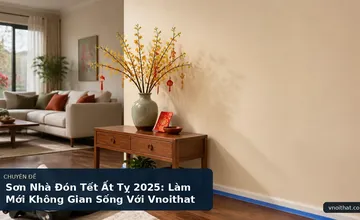 Sơn Nhà Đón Tết Ất Tỵ 2025: Làm Mới Không Gian Sống Với Vnoithat