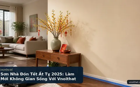 Sơn Nhà Đón Tết Ất Tỵ 2025: Làm Mới Không Gian Sống Với Vnoithat