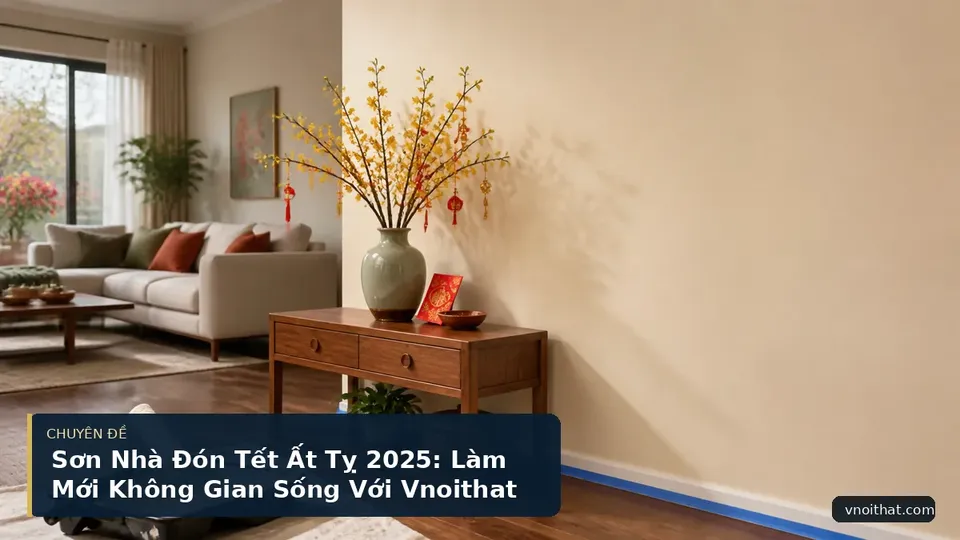 Sơn Nhà Đón Tết Ất Tỵ 2025: Làm Mới Không Gian Sống Với Vnoithat