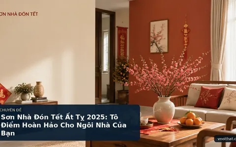 Sơn Nhà Đón Tết Ất Tỵ 2025: Tô Điểm Hoàn Hảo Cho Ngôi Nhà Của Bạn