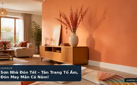 Sơn Nhà Đón Tết – Tân Trang Tổ Ấm, Đón May Mắn Cả Năm!