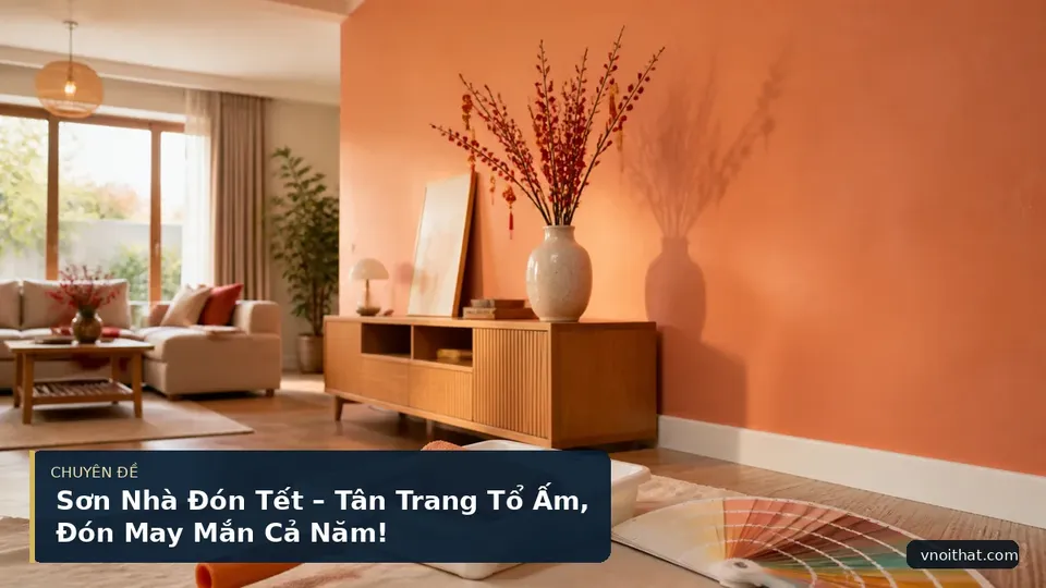 Sơn Nhà Đón Tết – Tân Trang Tổ Ấm, Đón May Mắn Cả Năm!