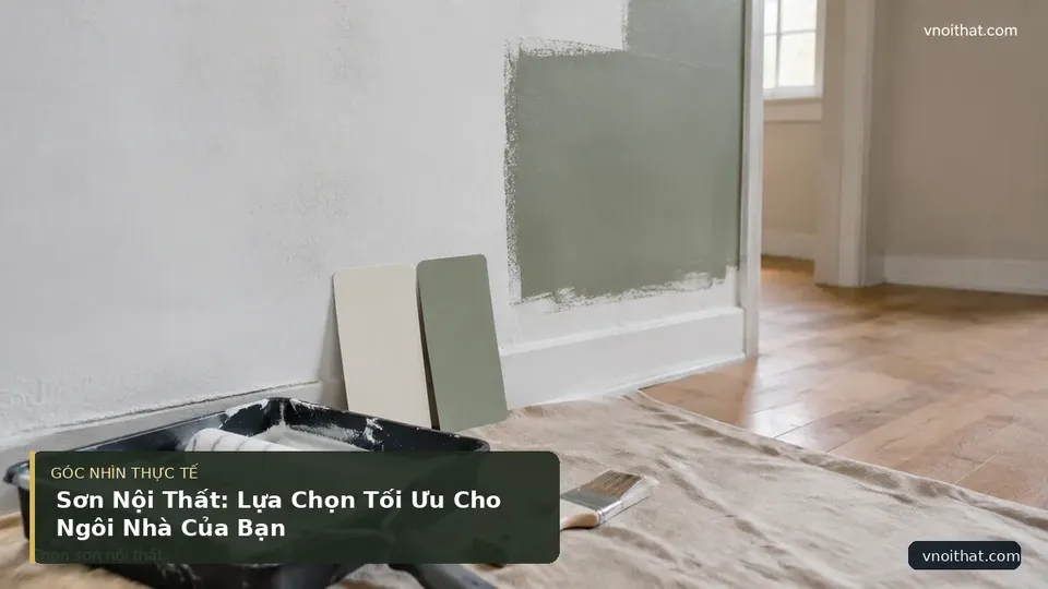 Chi tiết minh họa nội thất trong bài Sơn Nội Thất: Lựa Chọn Tối Ưu Cho Ngôi Nhà Của Bạn