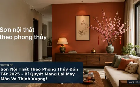 Sơn Nội Thất Theo Phong Thủy Đón Tết 2025 – Bí Quyết Mang Lại May Mắn Và Thịnh Vượng!