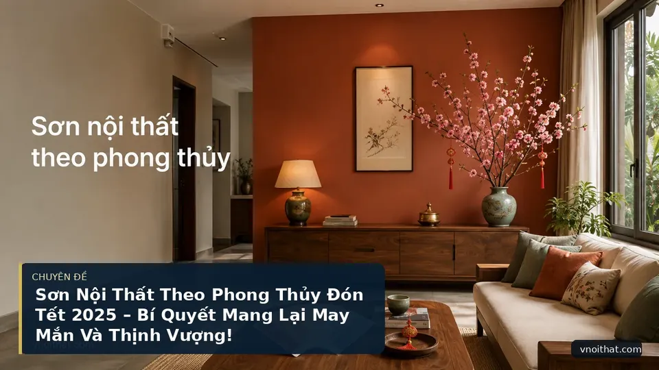 Sơn Nội Thất Theo Phong Thủy Đón Tết 2025 – Bí Quyết Mang Lại May Mắn Và Thịnh Vượng!
