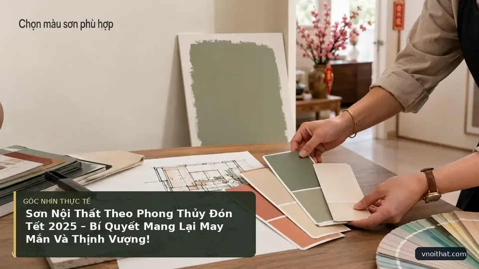 Chi tiết minh họa nội thất trong bài Sơn Nội Thất Theo Phong Thủy Đón Tết 2025 – Bí Quyết Mang Lại May Mắn Và Thịnh Vượng!