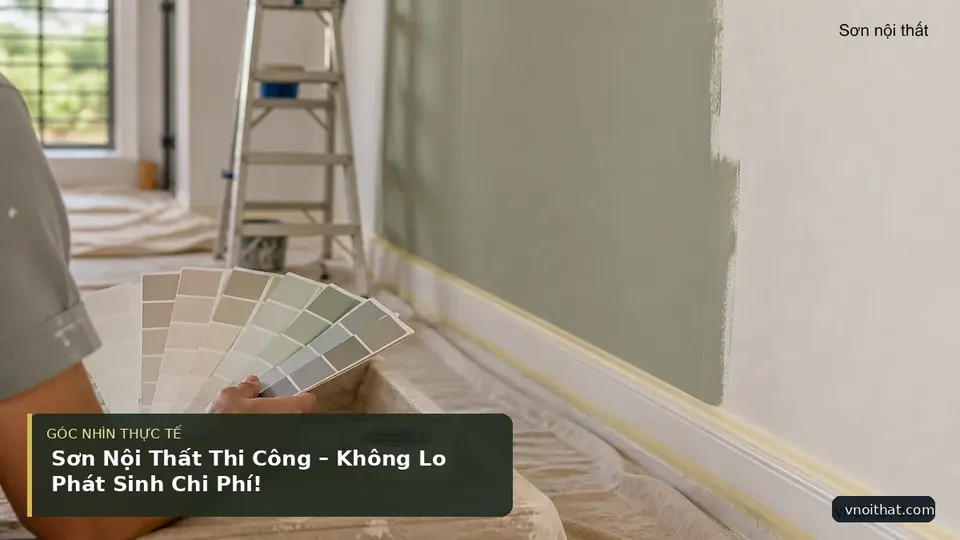 Chi tiết minh họa nội thất trong bài Sơn Nội Thất Thi Công – Không Lo Phát Sinh Chi Phí!