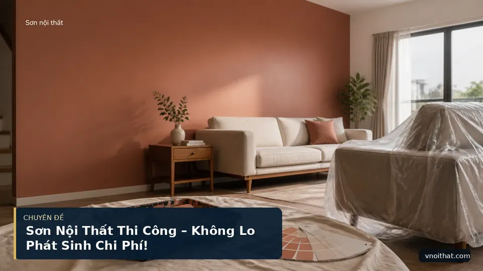 Sơn Nội Thất Thi Công – Không Lo Phát Sinh Chi Phí!