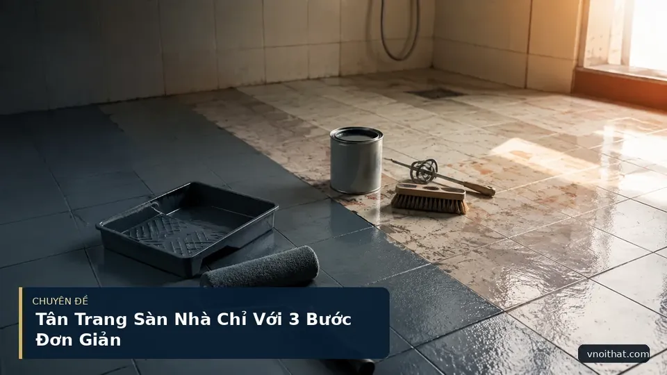 Tân Trang Sàn Nhà Chỉ Với 3 Bước Đơn Giản