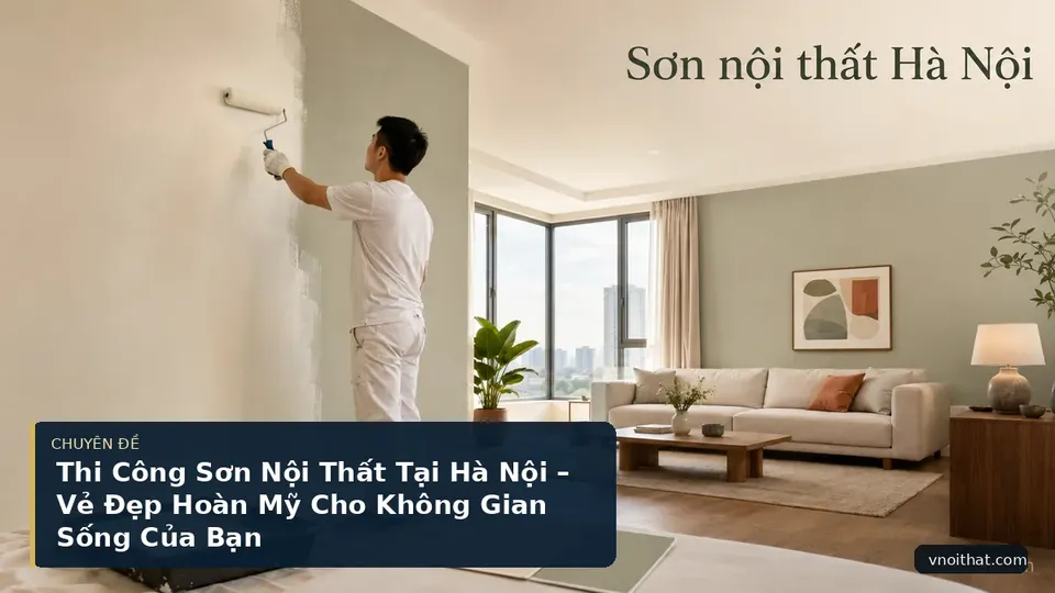 Thi Công Sơn Nội Thất Tại Hà Nội – Vẻ Đẹp Hoàn Mỹ Cho Không Gian Sống Của Bạn