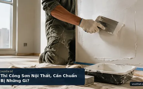 Thi Công Sơn Nội Thất, Cần Chuẩn Bị Những Gì?
