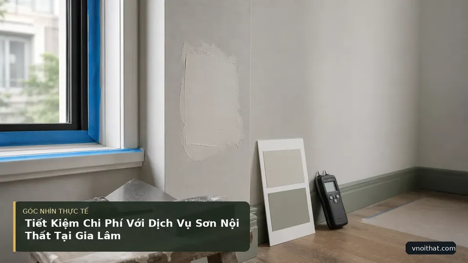 Chi tiết minh họa nội thất trong bài Tiết Kiệm Chi Phí Với Dịch Vụ Sơn Nội Thất Tại Gia Lâm