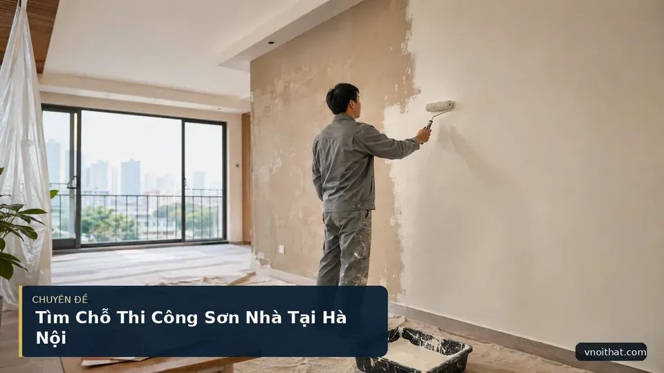 Tìm Chỗ Thi Công Sơn Nhà Tại Hà Nội