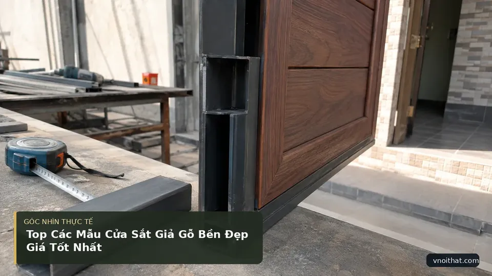 Chi tiết minh họa nội thất trong bài Top Các Mẫu Cửa Sắt Giả Gỗ Bền Đẹp Giá Tốt Nhất