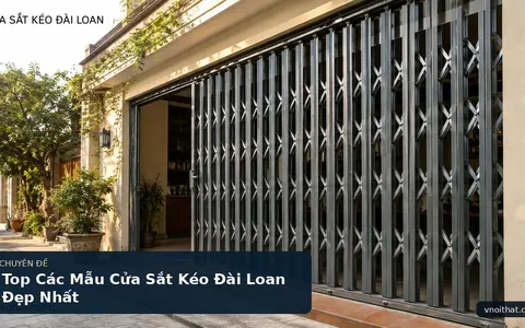 Top Các Mẫu Cửa Sắt Kéo Đài Loan Đẹp Nhất
