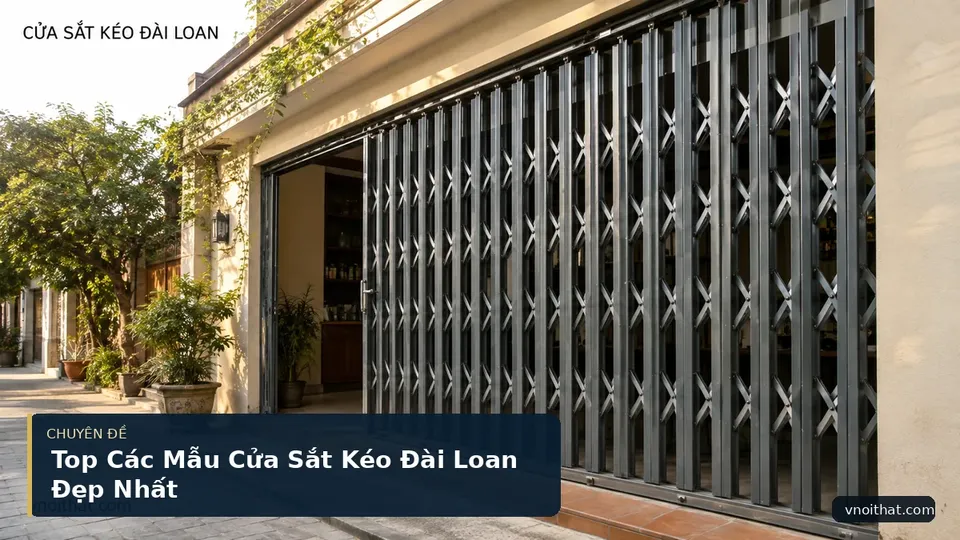 Top Các Mẫu Cửa Sắt Kéo Đài Loan Đẹp Nhất