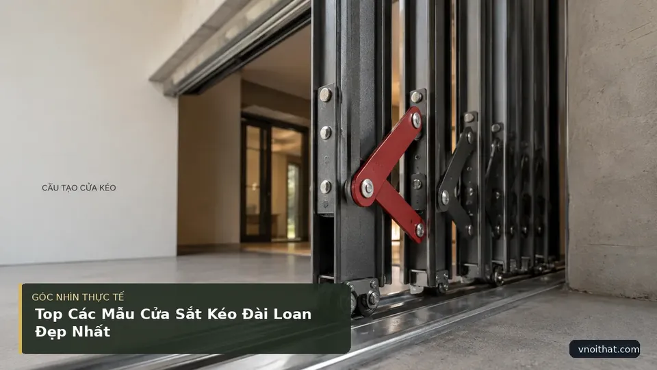 Chi tiết minh họa nội thất trong bài Top Các Mẫu Cửa Sắt Kéo Đài Loan Đẹp Nhất